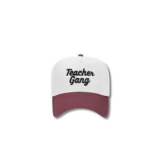 Maroon Teacher Gang Hat