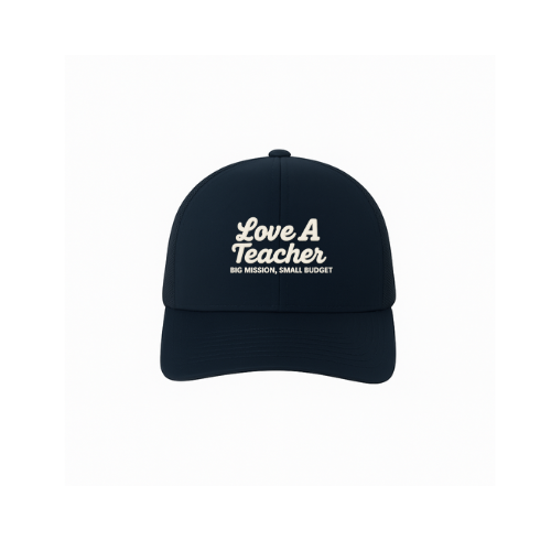 Navy Love A Teacher Trucker Hat
